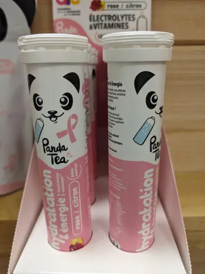 tubes de comprimés Panda tea hydratation